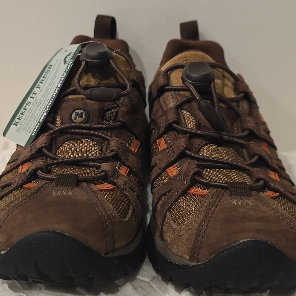 Merrell Siren Stretch Women's Brown And Orange Size 7 Hiking Shoes - Picture 6 of 11